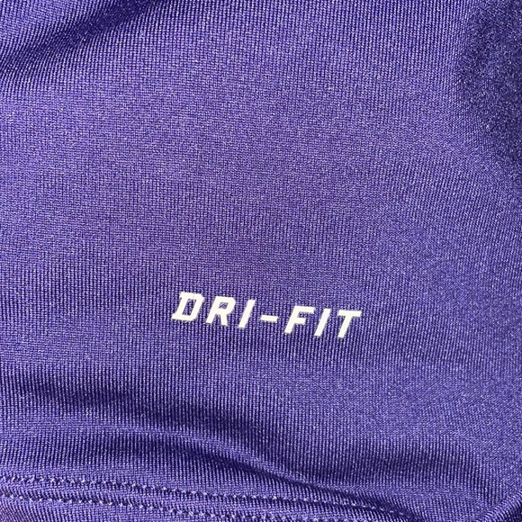 Purple Nike Pro Combat Dri Fit Pullover Sweater - Picture 7 of 7